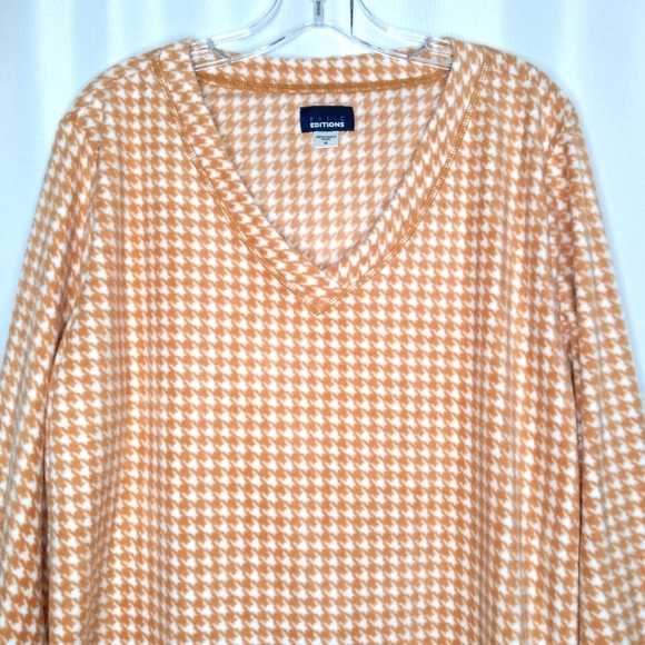 BASIC EDITIONS Fleece Sweater - Picture 2 of 6